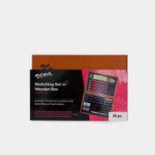 Set de arte para dibujo x 20 piezas con estuche