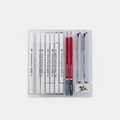 Set de marcadores para retratar x 12 piezas