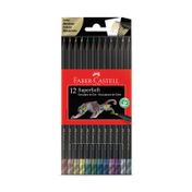 Colores Faber-Castell supersoft metalizados x 12 unidades