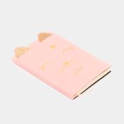 Libreta ejecutiva de 16 x 10 cm gato rosado