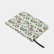Libreta ejecutiva de 14 x 9 cm de animal print verde