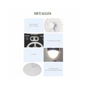 Ventilador MultiTech de 9 velocidades con lámpara led recargable