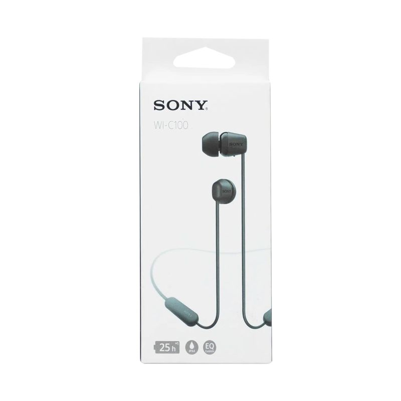 Audífonos Bluetooth In Ear Sony WI-C100 Negros