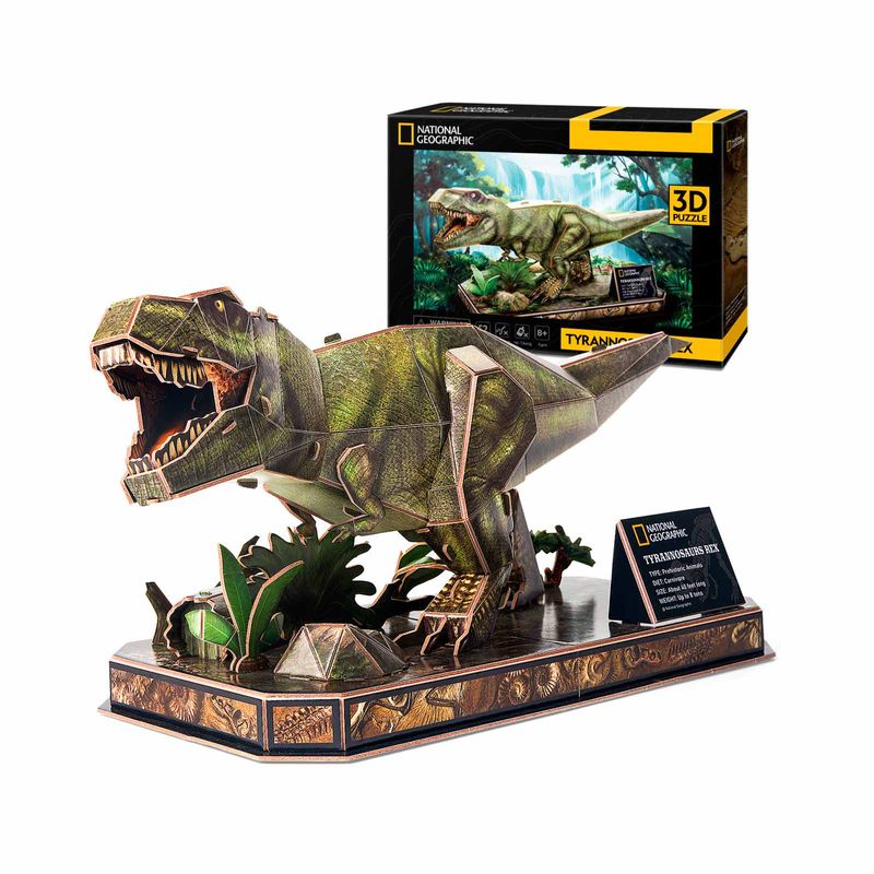 Rompecabezas 3D de 52 piezas Tiranosaurio Rex