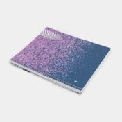 Cuaderno 105 Mead argollado y rayado violeta de 100 hojas