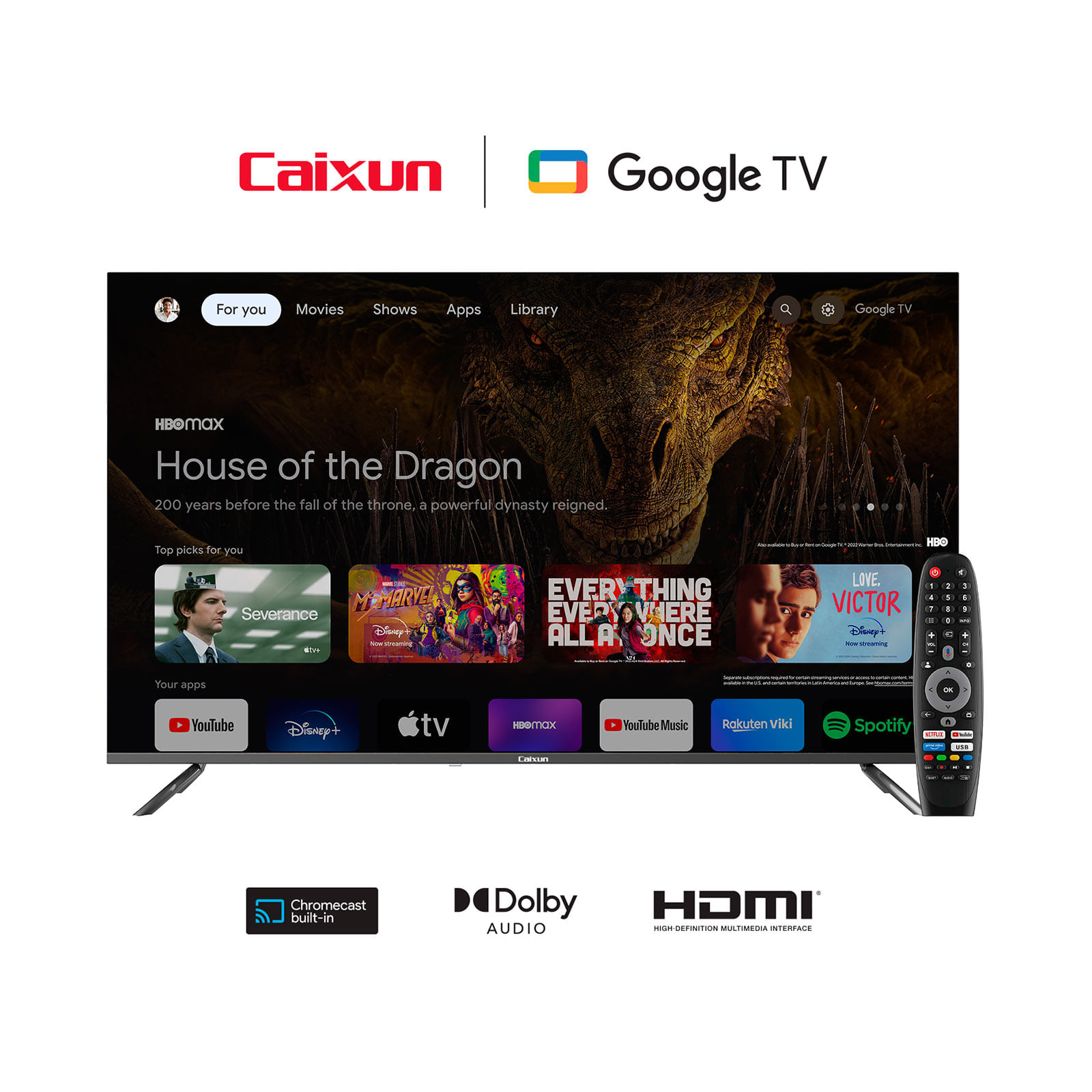 Smart TV 55UHD Android - Caixun