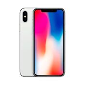 Celular reacondicionado iPhone X RAM 3 GB, 256 GB, plateado