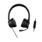 Audífonos estéreo negros de diadema Klip Xtreme KCH-510 con micrófono