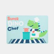Tapete de 37,5 x 57,5 cm para baño súper dino chef
