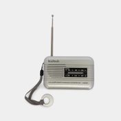 Radio de bolsillo AM/FM CPR122 plateado de 0.1 W RMS