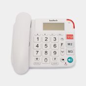 Teléfono fijo alámbrico Kooltech TE638 con teclas grandes
