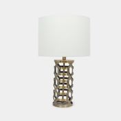 Lámpara de mesa nabeul dorada de 59.5 x 35 cm