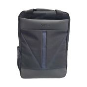 Morral sencillo en lona gris para portátil