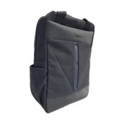 Morral sencillo en lona gris para portátil