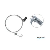 Guaya de seguridad para portátil StarTec ST-KL-01T con clave