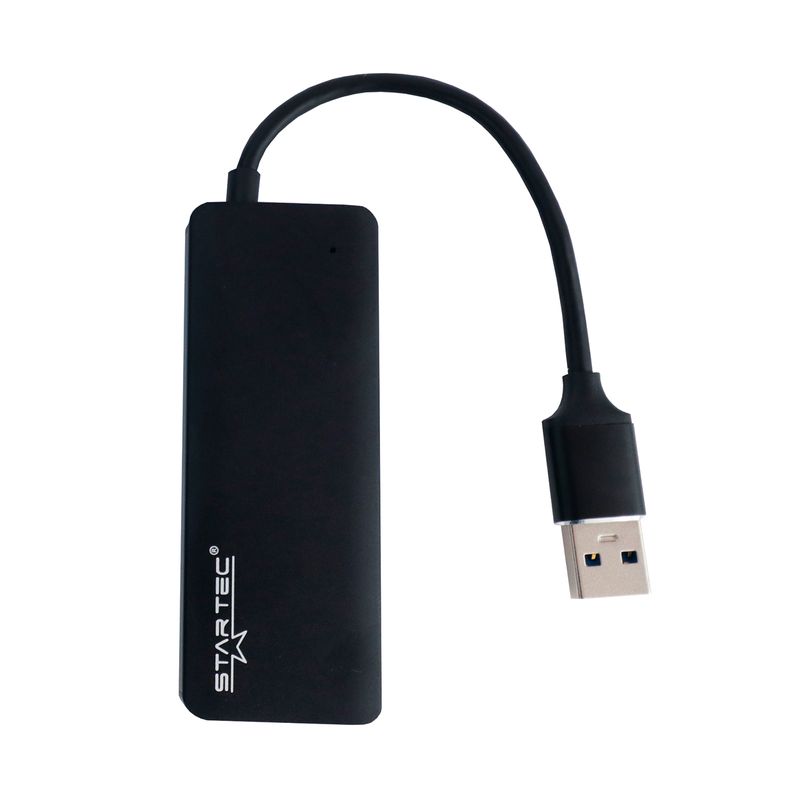 Multipuerto USB x 4 Puertos Slim Negro GENERICO