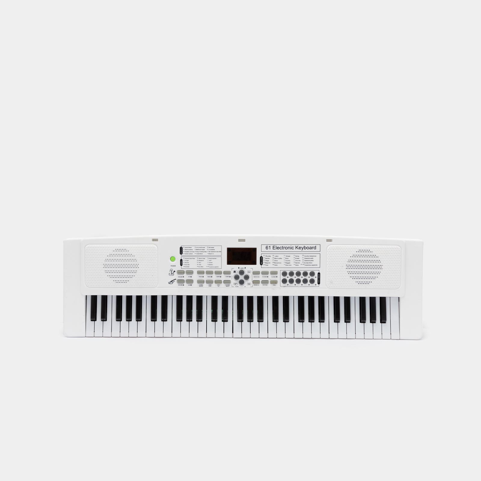 Teclado De Piano Instrumento Musical Infantil De 61 Teclas