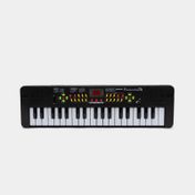 Teclado electrónico infantil negro de 37 teclas