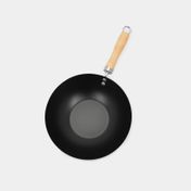 Wok antiadherente Alpina de 25 cm con mango de madera