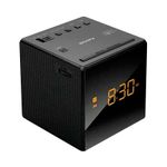 Radio despertador Sony de 1.5 W RMS, negro