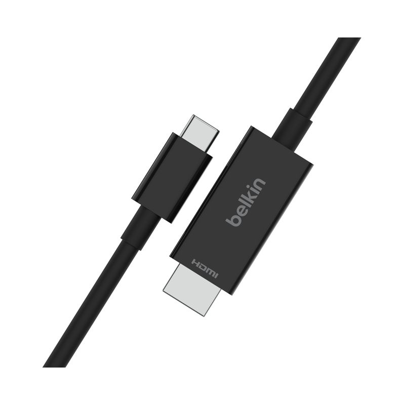 Cable USB-C a HDMI 8K Belkin negro de 2 m
