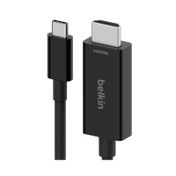 Cable USB-C a HDMI 8K Belkin negro de 2 m