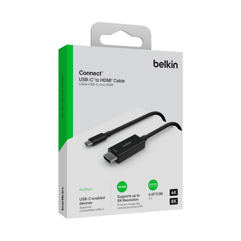 Cable Belkin USB-C a HDMI 2 m negro · Belkin · El Corte Inglés