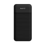 Batería portátil negra de 10.000 mAh Havit