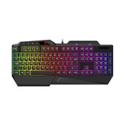 Teclado KB488L-SP alámbrico gaming negro Havit
