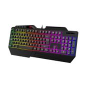 Teclado KB488L-SP alámbrico gaming negro Havit
