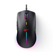 Mouse alámbrico gaming negro Havit