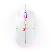 Mouse gaming alámbrico blanco Havit