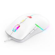 Mouse gaming alámbrico blanco Havit
