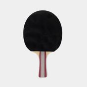 Raqueta de ping pong J3 con estuche amarillo y negro