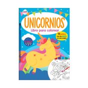 Unicornios: Libro para colorear con acuarela