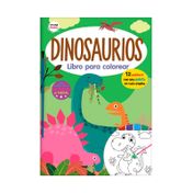 Dinosaurios: Libro para colorear con acuarela