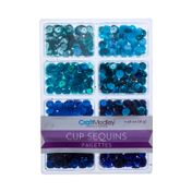 Set de lentejuelas 8 tonalidades azul 16g