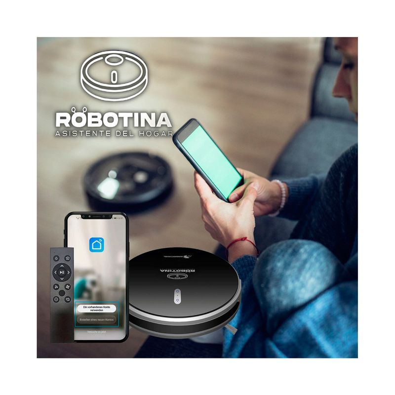 Aspiradora Automatica Robotina Smart Ligth Domoticol, Aspiradora Automatica  Robotina Smart Ligth Domoticol