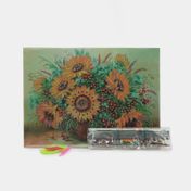 Kit de pintura de diamantes canvas 30 x 40 con diseño girasoles