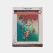 Kit con pintura de diamantes diseño atrapasueños