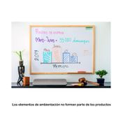 Tablero borrable cuadriculado mediano