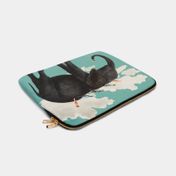 Funda para portátil de 14" diseño elefante y pájaros