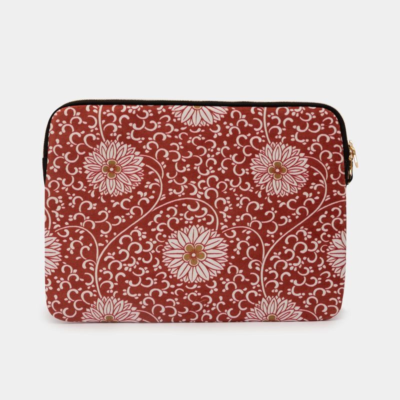 Funda para portátil 14'' Flor Anna Beige