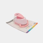 Troquel rosado esquinero diseño corazones