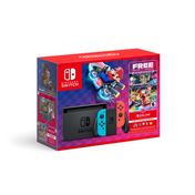 Consola Nintendo Switch + juego digital Mario Kart Deluxe 8 + suscripción a Nintendo Switch Online x 3 meses