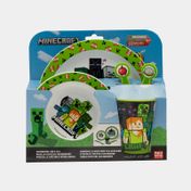 Set de vajilla infantil Minecraft x 5 piezas