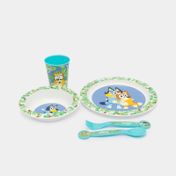 Set de vajilla infantil Bluey x 5 piezas