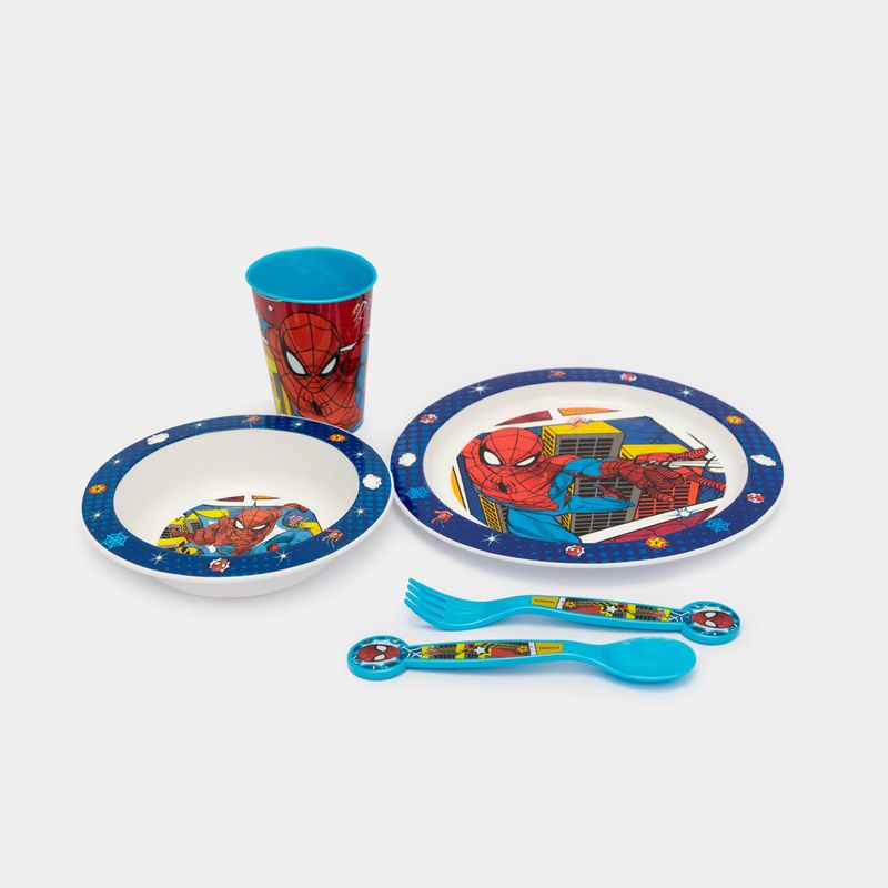 set-de-vajilla-infantil-de-spiderman-5-piezas-2-8412497747504