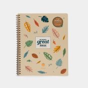 Cuaderno rayado de 100 hojas argollado