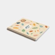 Cuaderno rayado de 100 hojas argollado